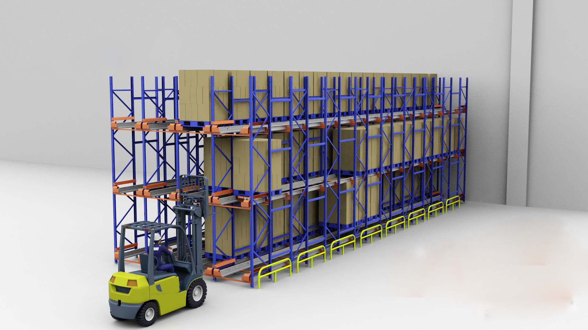 双向穿梭车货架